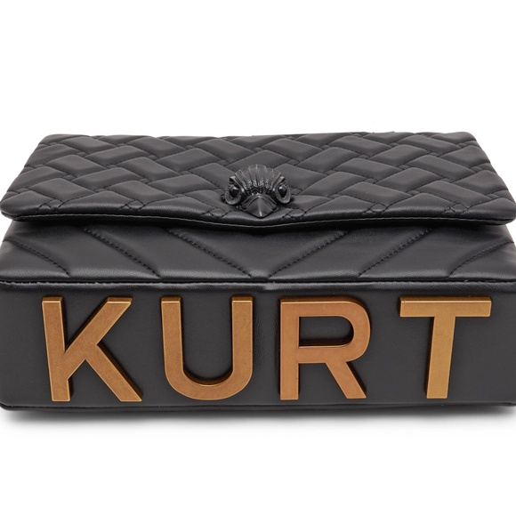 KURT GEIGER LONDON Kensington Kurt Large Shoulder Bag - Black - Picture 5 of 7
